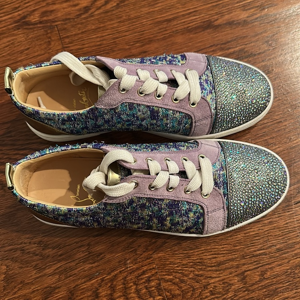 Cheistian Louboutin Strass Sneakers